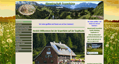 Desktop Screenshot of grazerhuette.at